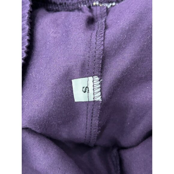 Vintage Kathryn Polka Dot Button Front Pajama Set Purple Sz Small Sleepwear - Picture 9 of 12